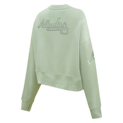 Atlanta Braves Pro Standard Women's Fleece Pullover Sweatshirt - Green - MLB Online