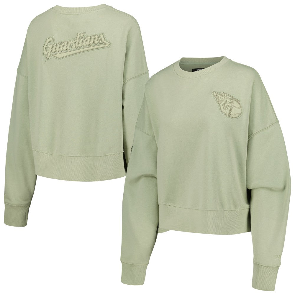 Cleveland Guardians Pro Standard Women's Fleece Pullover Sweatshirt - Green - MLB Online