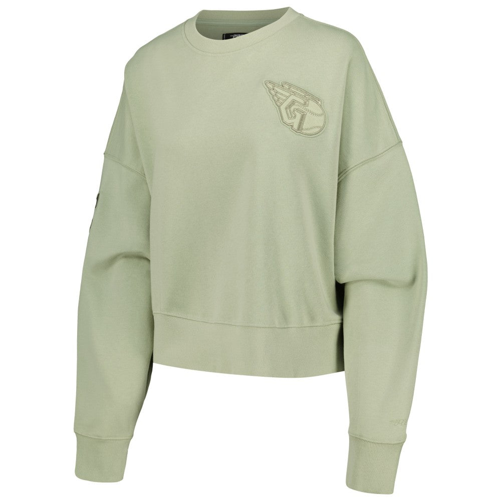 Cleveland Guardians Pro Standard Women's Fleece Pullover Sweatshirt - Green - MLB Online