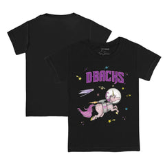 Arizona Diamondbacks Tiny Turnip Youth Space Unicorn T-Shirt - Black - MLB Sale