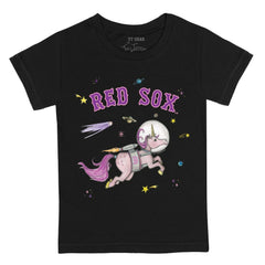 Boston Red Sox Tiny Turnip Youth Space Unicorn T-Shirt - Black - MLB Sale
