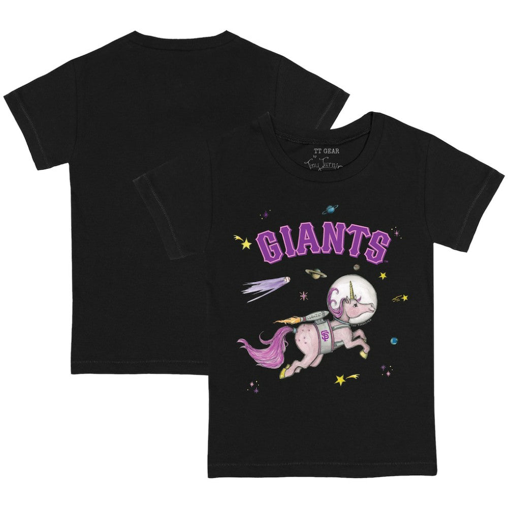 San Francisco Giants Tiny Turnip Youth Space Unicorn T-Shirt - Black - MLB on Sale