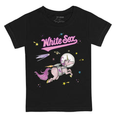 Chicago White Sox Tiny Turnip Youth Space Unicorn T-Shirt - Black - MLB Lifestyle