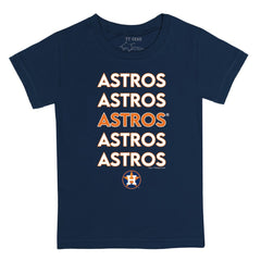 Houston Astros Tiny Turnip Youth Stacked T-Shirt - Navy - MLB Online