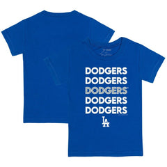 Los Angeles Dodgers Tiny Turnip Youth Stacked T-Shirt - Royal - MLB Sale