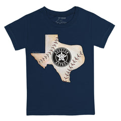 Houston Astros Tiny Turnip Youth State Outline T-Shirt - Navy - MLB Lifestyle
