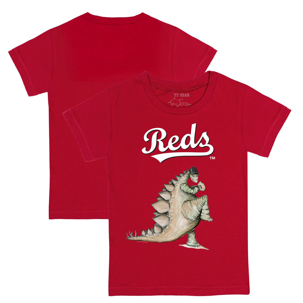 Cincinnati Reds Tiny Turnip Youth Stega T-Shirt - Red - MLB Discount