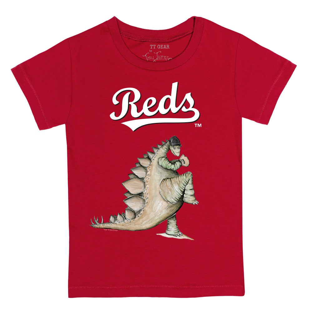 Cincinnati Reds Tiny Turnip Youth Stega T-Shirt - Red - MLB Discount
