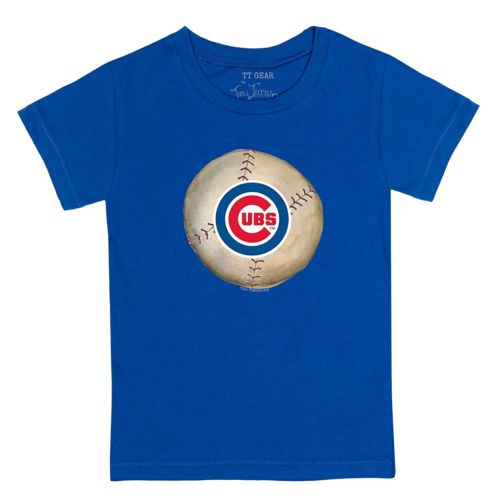 Chicago Cubs Tiny Turnip Youth Stitched Baseball T-Shirt - Royal - MLB Online