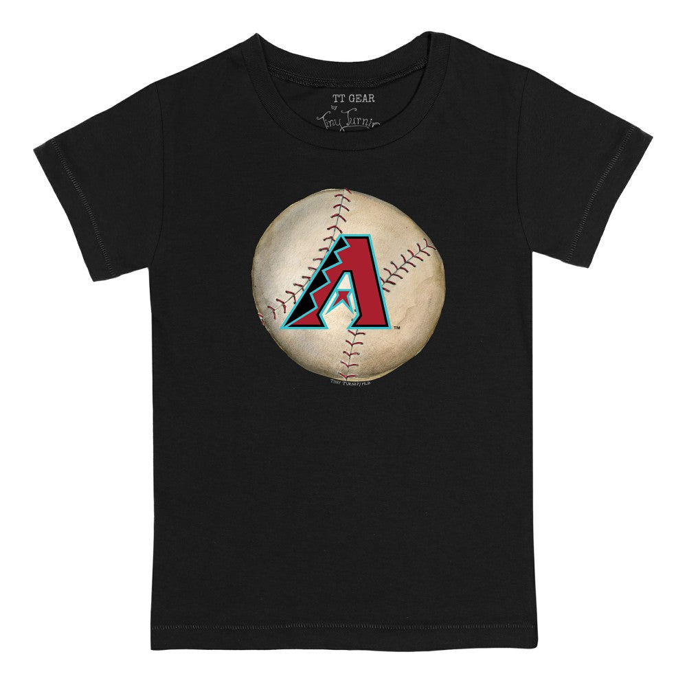 Arizona Diamondbacks Tiny Turnip Youth Stitched Baseball T-Shirt - Black - MLB Sale
