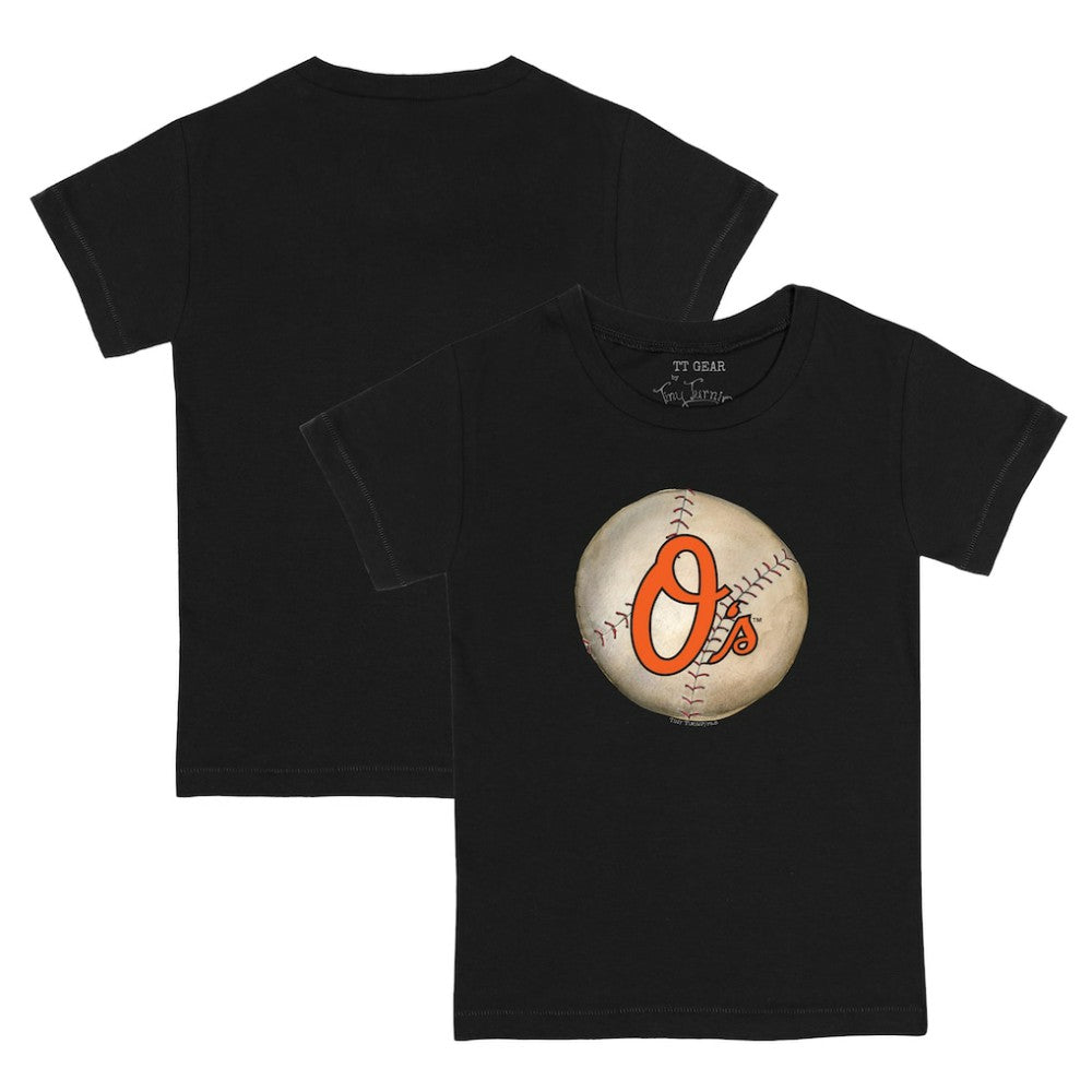 Baltimore Orioles Tiny Turnip Youth Stitched Baseball T-Shirt - Black - MLB Online