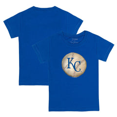 Kansas City Royals Tiny Turnip Youth Stitched Baseball T-Shirt - Royal - MLB Lifestyle