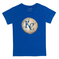 Kansas City Royals Tiny Turnip Youth Stitched Baseball T-Shirt - Royal - MLB Lifestyle