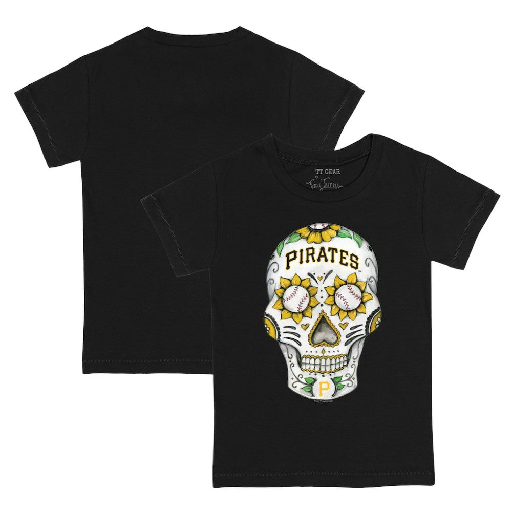 Pittsburgh Pirates Tiny Turnip Youth Sugar Skull T-Shirt - Black - MLB Online