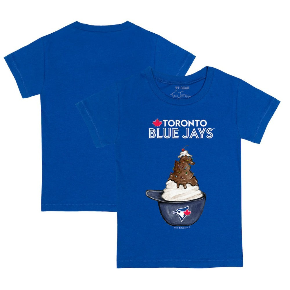 Toronto Blue Jays Tiny Turnip Youth Sundae Helmet T-Shirt - Royal - MLB on Sale