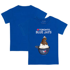 Toronto Blue Jays Tiny Turnip Youth Sundae Helmet T-Shirt - Royal - MLB on Sale