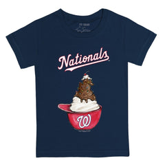 Washington Nationals Tiny Turnip Youth Sundae Helmet T-Shirt - Navy - MLB Online