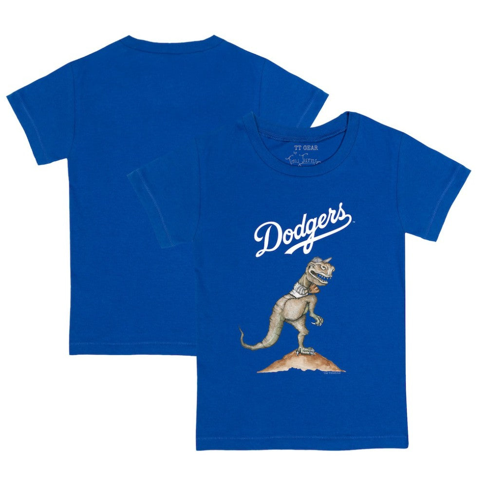 Los Angeles Dodgers Tiny Turnip Youth TT Rex T-Shirt - Royal - MLB Lifestyle