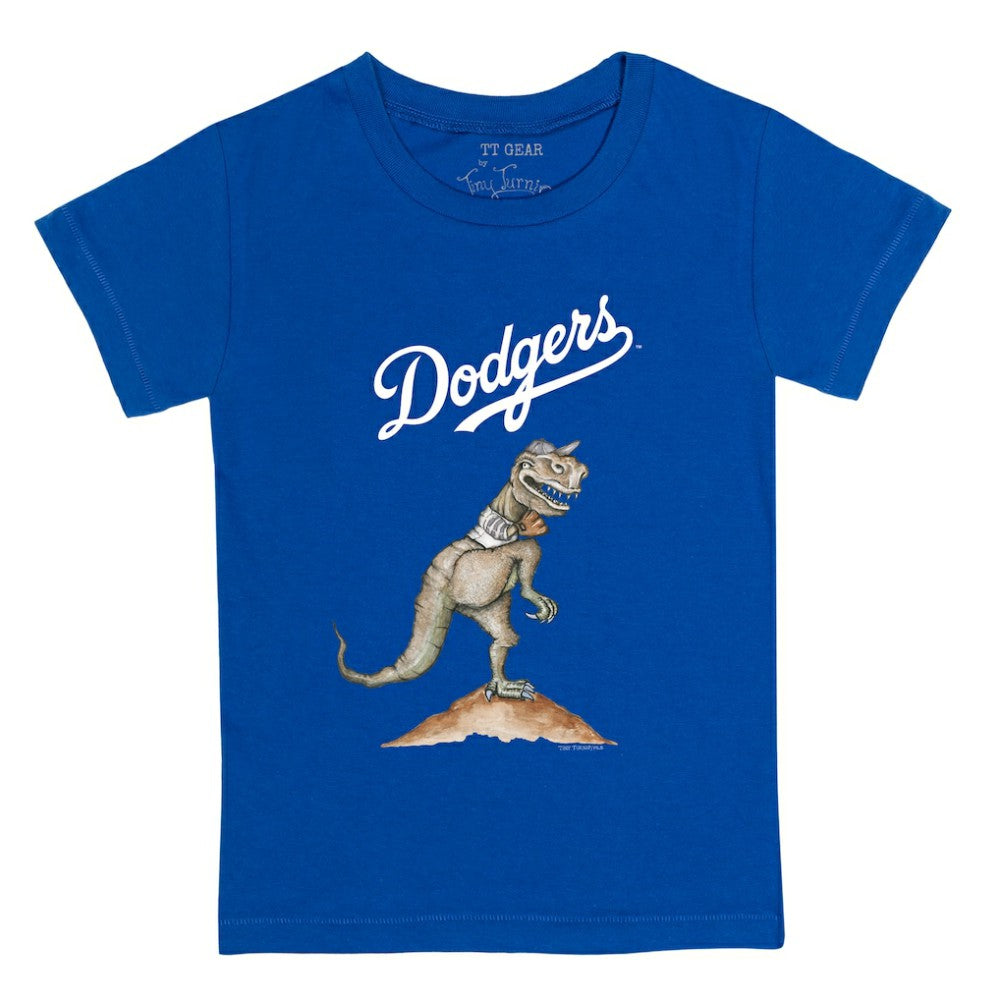 Los Angeles Dodgers Tiny Turnip Youth TT Rex T-Shirt - Royal - MLB Lifestyle