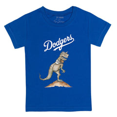 Los Angeles Dodgers Tiny Turnip Youth TT Rex T-Shirt - Royal - MLB Lifestyle