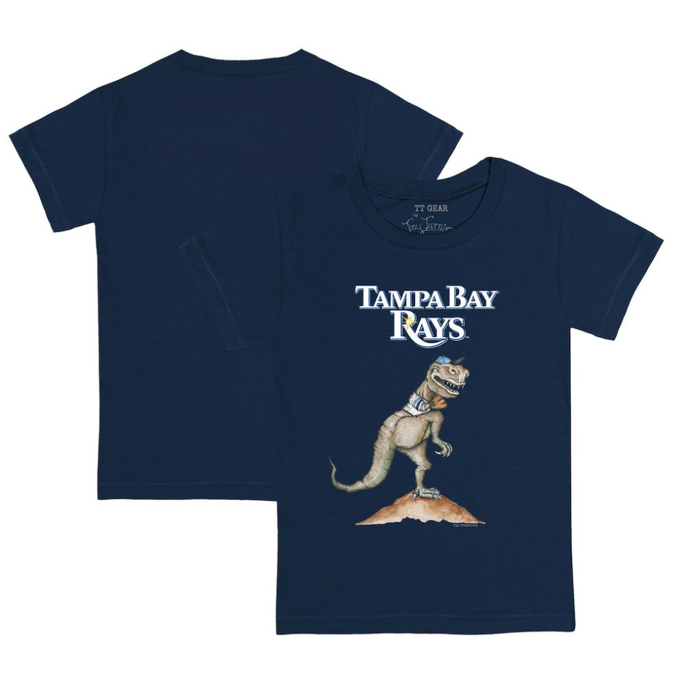 Tampa Bay Rays Tiny Turnip Youth TT Rex T-Shirt - Navy - MLB Discount