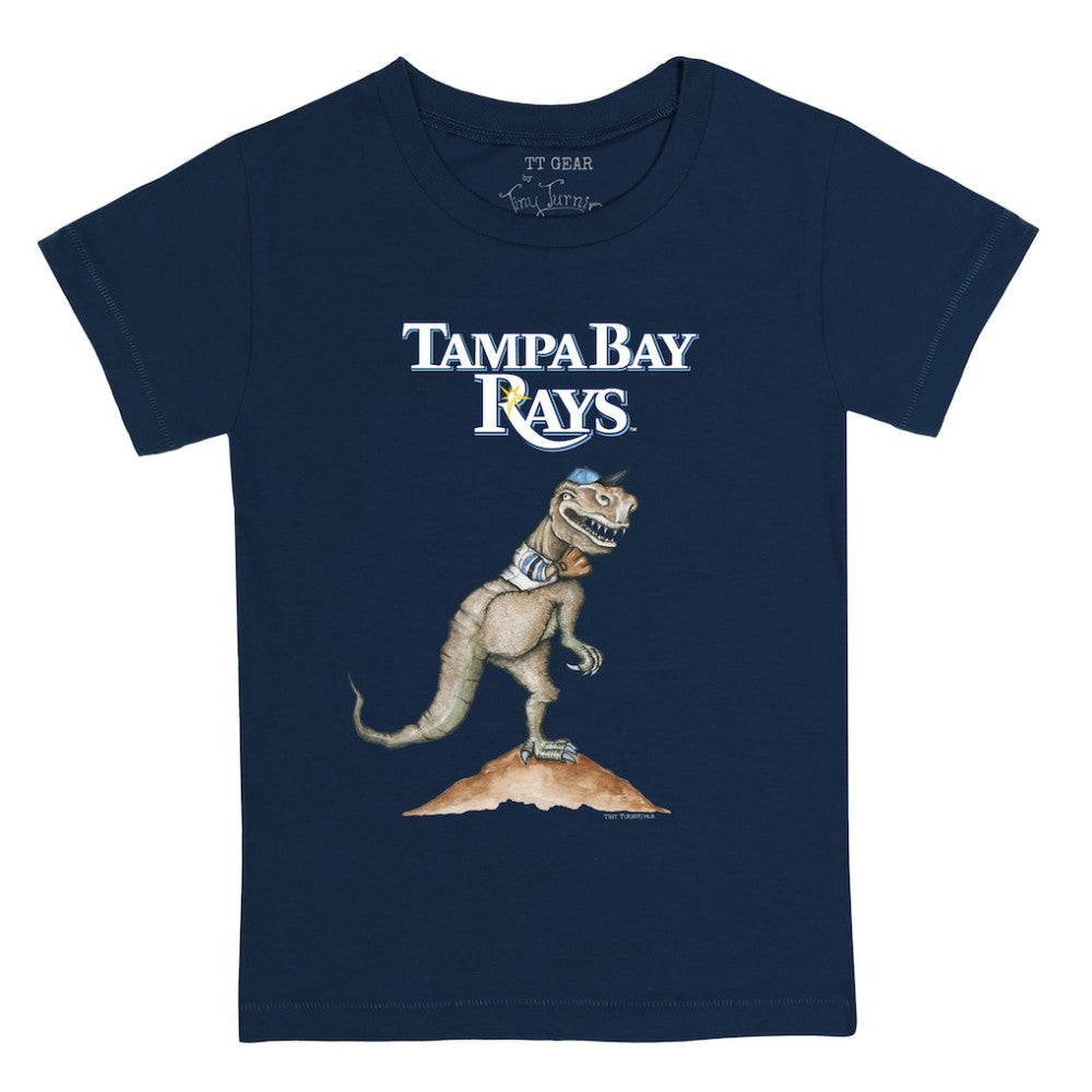 Tampa Bay Rays Tiny Turnip Youth TT Rex T-Shirt - Navy - MLB Discount