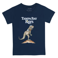 Tampa Bay Rays Tiny Turnip Youth TT Rex T-Shirt - Navy - MLB Discount