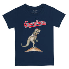 Cleveland Guardians Tiny Turnip Youth TT Rex T-Shirt - Navy - MLB on Sale