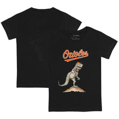 Baltimore Orioles Tiny Turnip Youth TT Rex T-Shirt - Black - MLB Discount