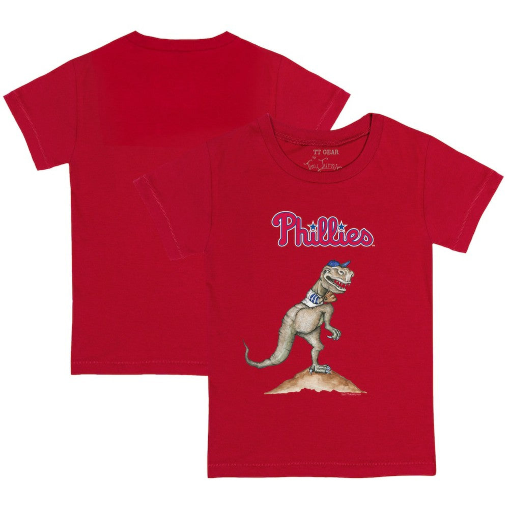 Philadelphia Phillies Tiny Turnip Youth TT Rex T-Shirt - Red - MLB Lifestyle