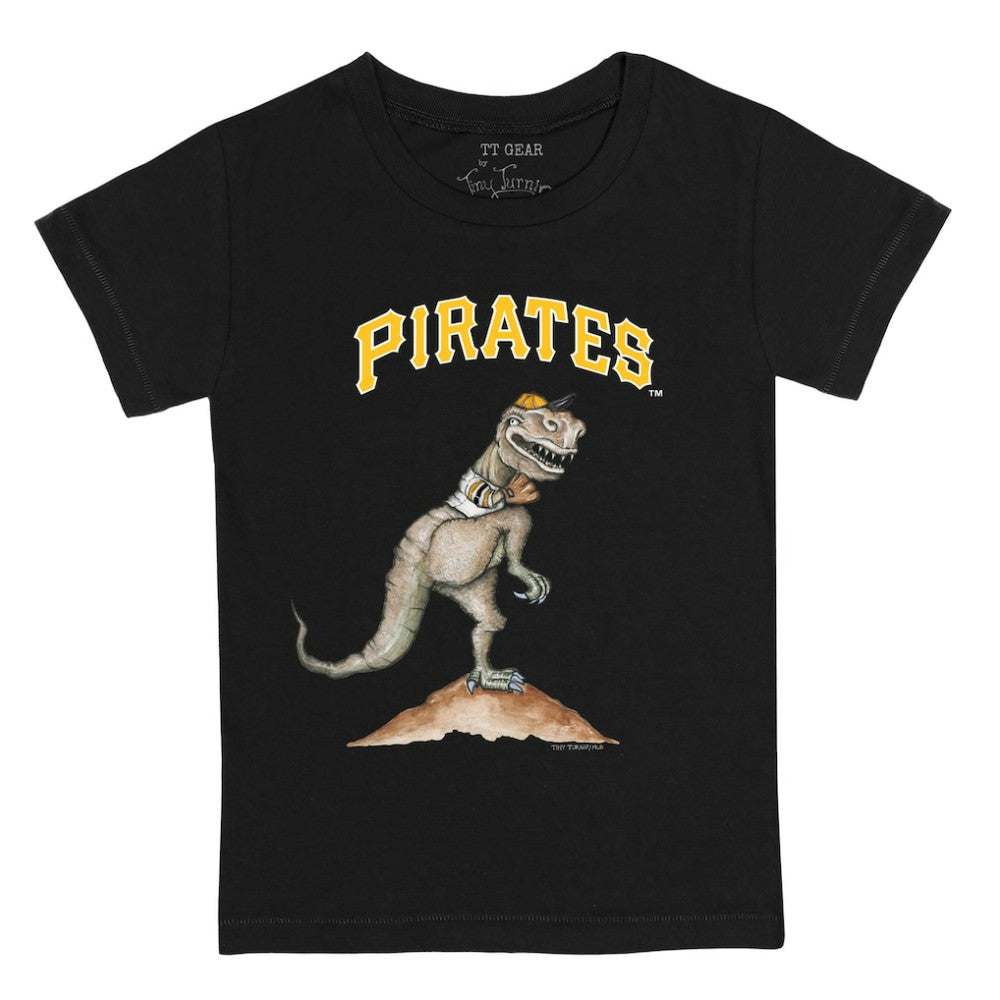 Pittsburgh Pirates Tiny Turnip Youth TT Rex T-Shirt - Black - MLB Sale