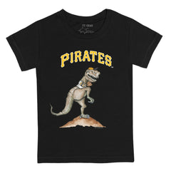 Pittsburgh Pirates Tiny Turnip Youth TT Rex T-Shirt - Black - MLB Sale