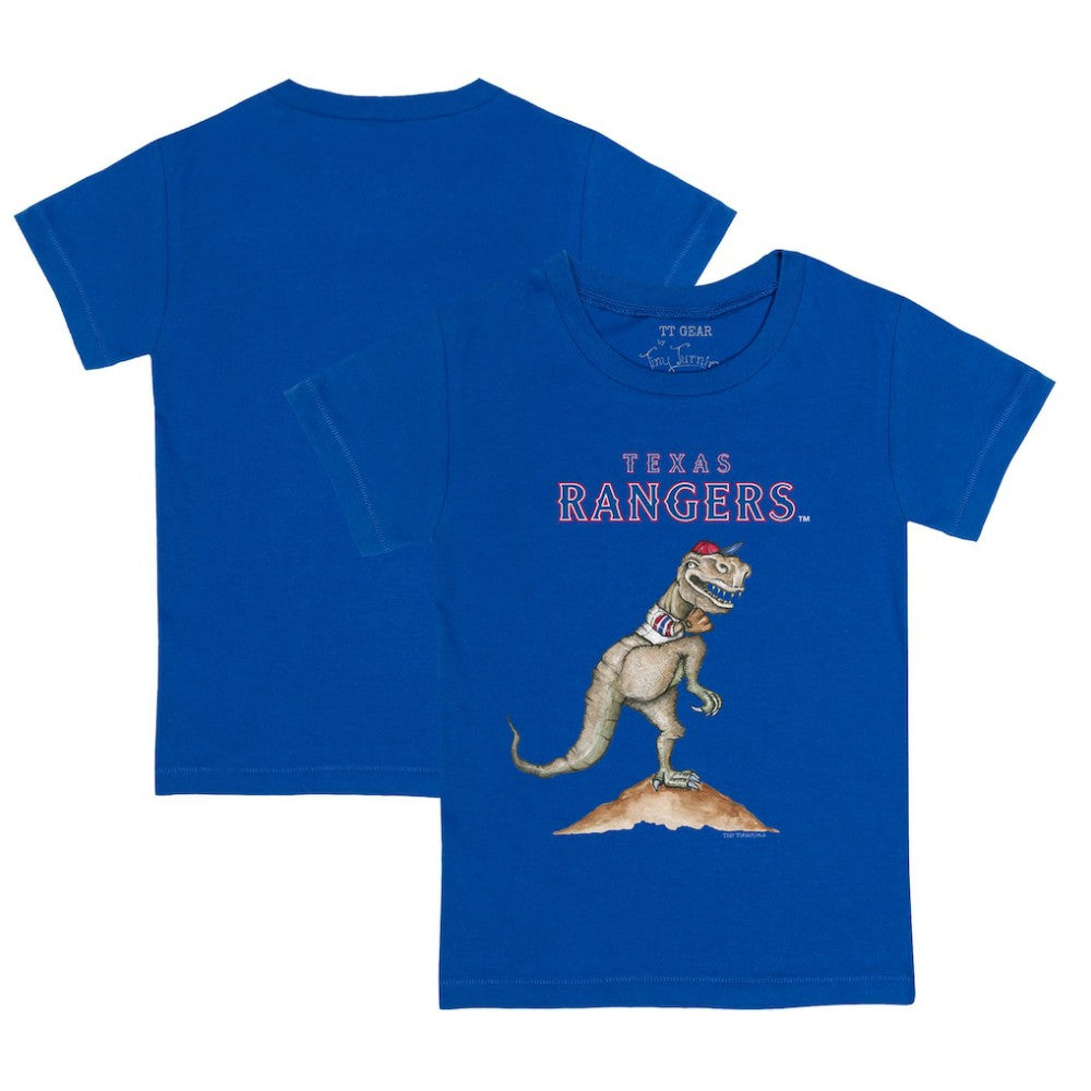 Texas Rangers Tiny Turnip Youth TT Rex T-Shirt - Royal - MLB Sale