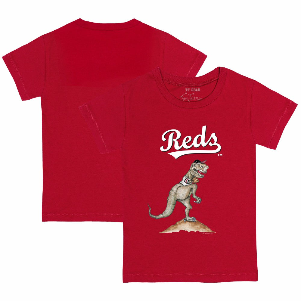 Cincinnati Reds Tiny Turnip Youth TT Rex T-Shirt - Red - MLB Online