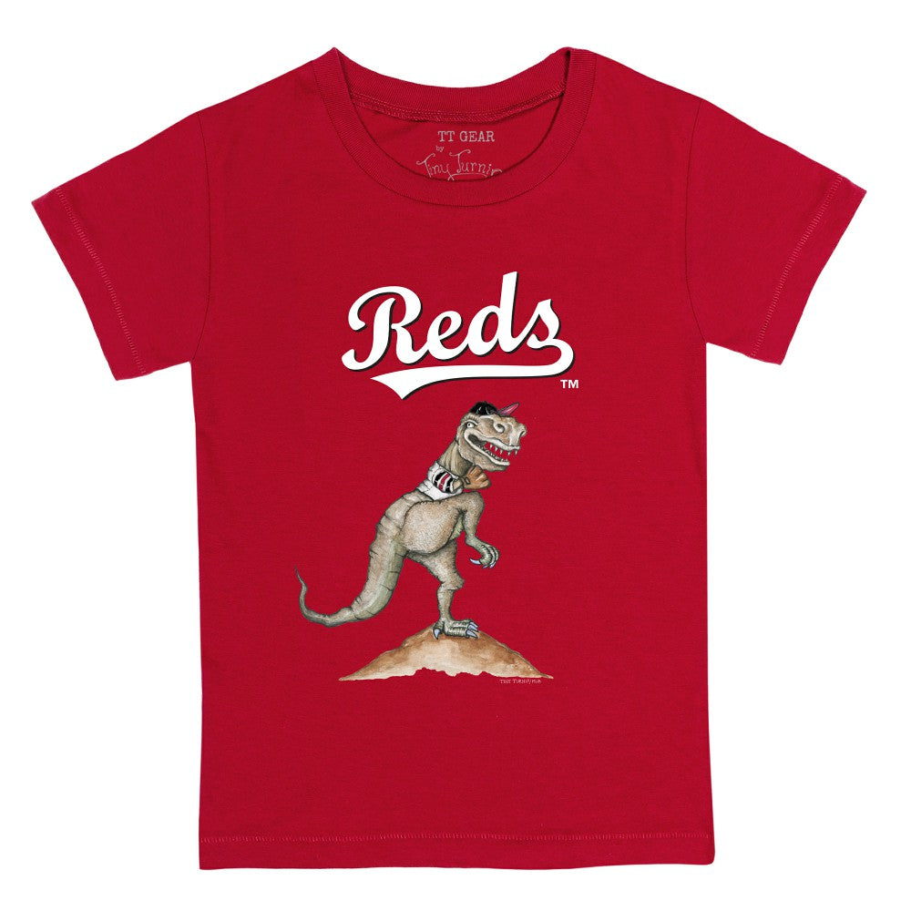 Cincinnati Reds Tiny Turnip Youth TT Rex T-Shirt - Red - MLB Online