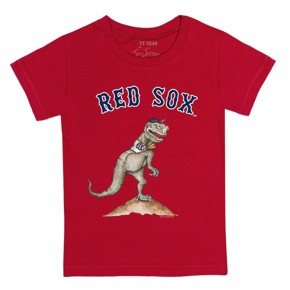 Boston Red Sox Tiny Turnip Youth TT Rex T-Shirt - Red - MLB Lifestyle