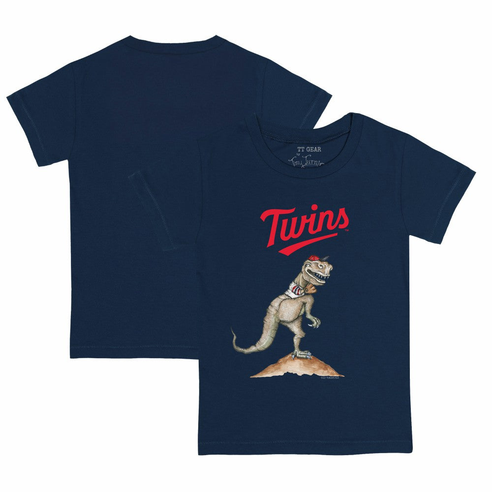 Minnesota Twins Tiny Turnip Youth TT Rex T-Shirt - Navy - MLB Discount