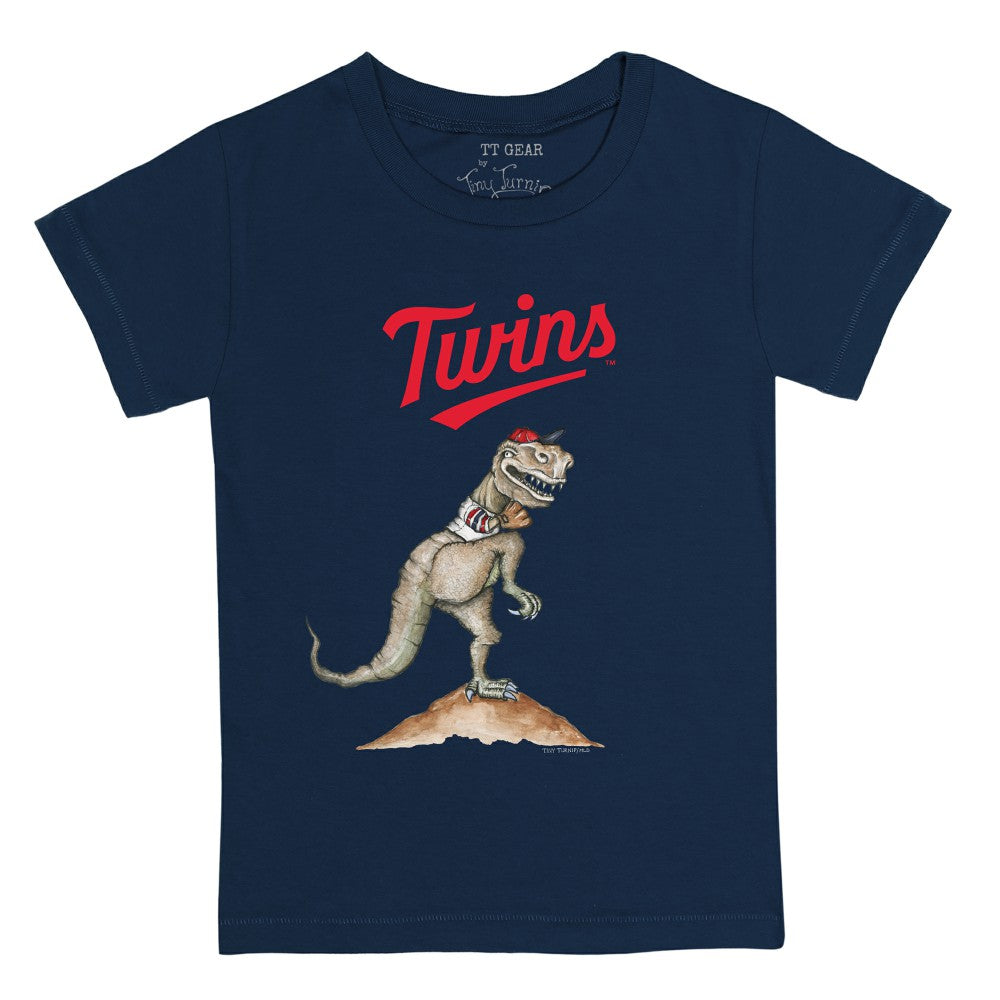 Minnesota Twins Tiny Turnip Youth TT Rex T-Shirt - Navy - MLB Discount
