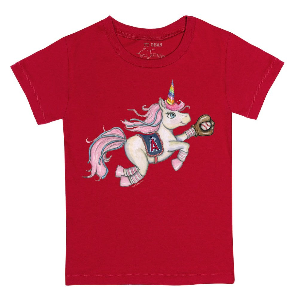 Los Angeles Angels Tiny Turnip Youth Unicorn T-Shirt - Red - MLB Online