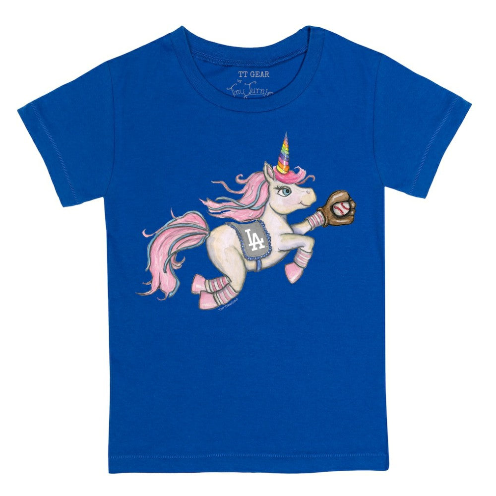 Los Angeles Dodgers Tiny Turnip Youth Unicorn T-Shirt - Royal - MLB Online