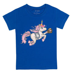 Los Angeles Dodgers Tiny Turnip Youth Unicorn T-Shirt - Royal - MLB Online