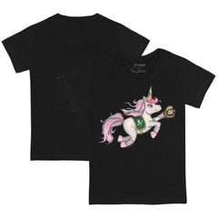 Athletics Tiny Turnip Youth Unicorn T-Shirt - Black - MLB on Sale