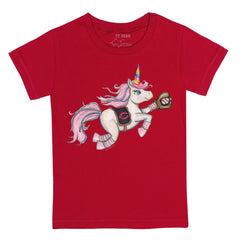 Cincinnati Reds Tiny Turnip Youth Unicorn T-Shirt - Red - MLB Discount