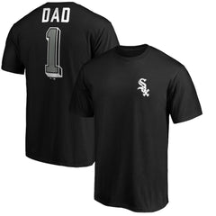 Chicago White Sox Number One Dad T-Shirt - Black - MLB Discount