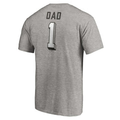 Chicago White Sox Number One Dad T-Shirt - Heather Gray - MLB Online