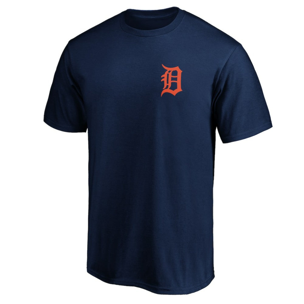 Detroit Tigers Number One Dad T-Shirt - Navy - MLB on Sale