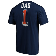 Detroit Tigers Number One Dad T-Shirt - Navy - MLB on Sale