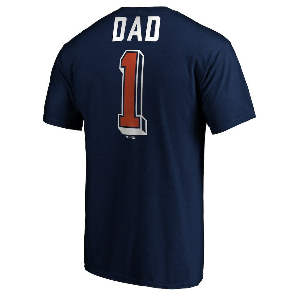Houston Astros Number One Dad T-Shirt - Navy - MLB on Sale
