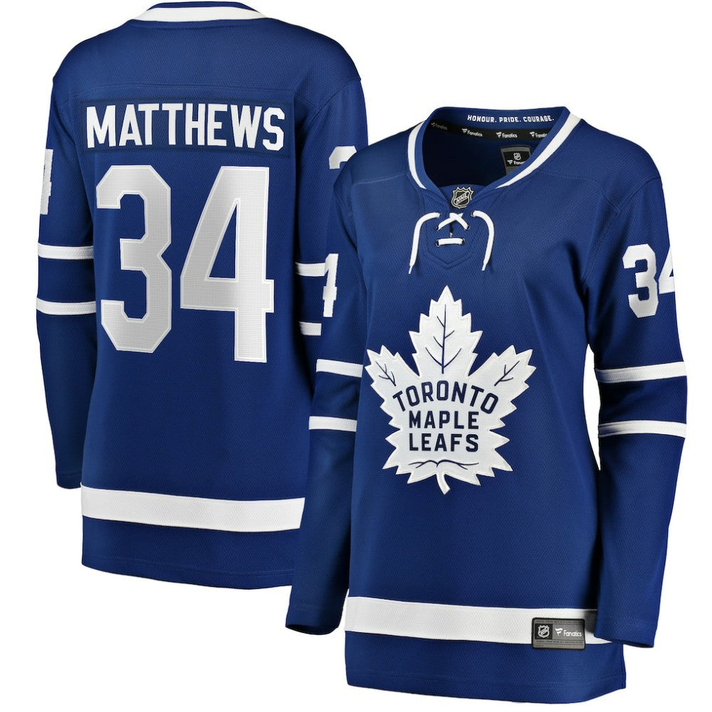 Auston Matthews Toronto Maple Leafs Fanatics Women's Home Breakaway Jersey - Blue - NHL 5324173