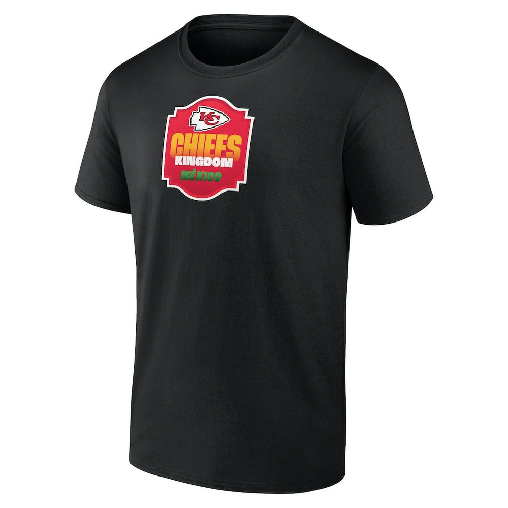 Kansas City Chiefs Kingdom Mexico T-Shirt Black